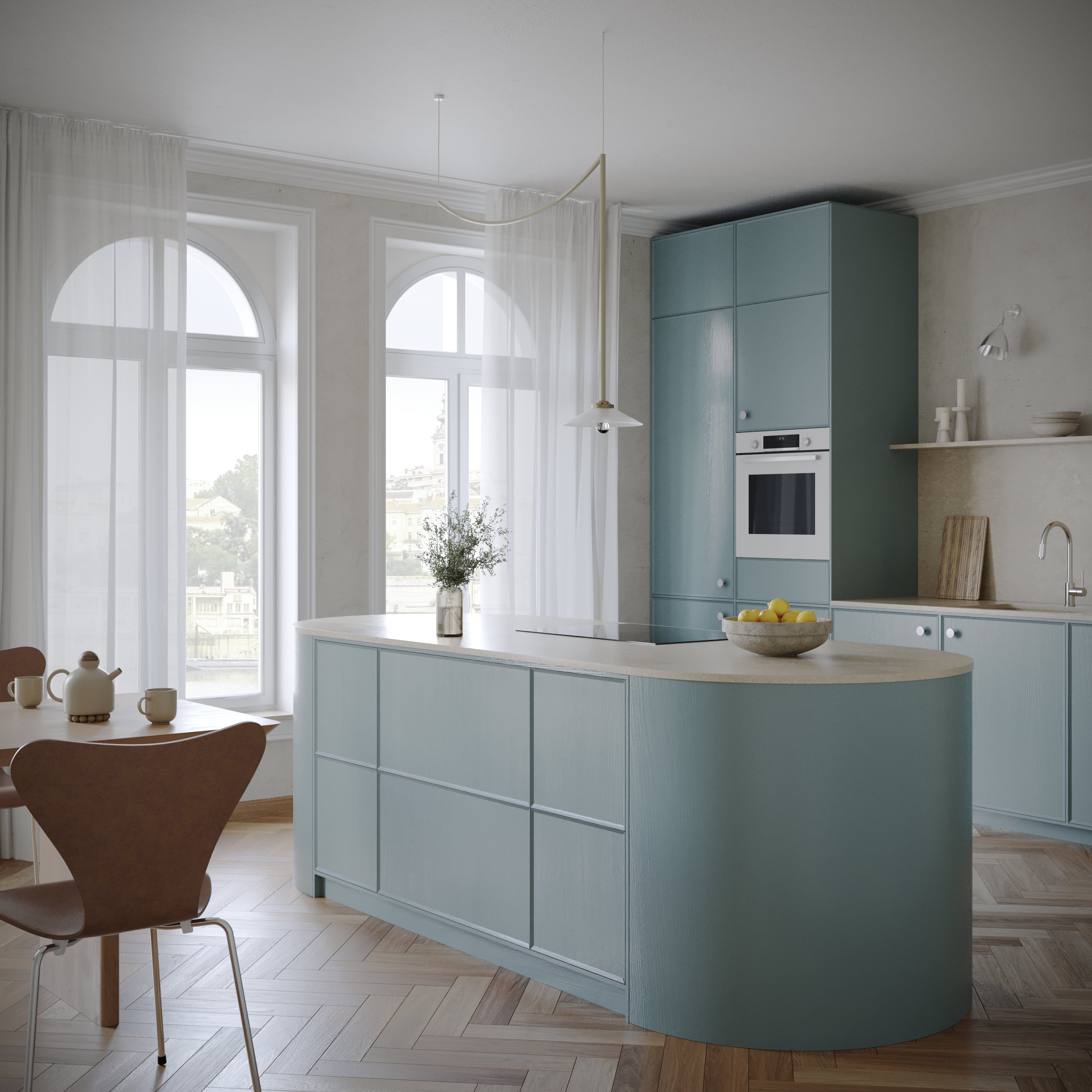 Enigma i Farrow&Ball Hazy